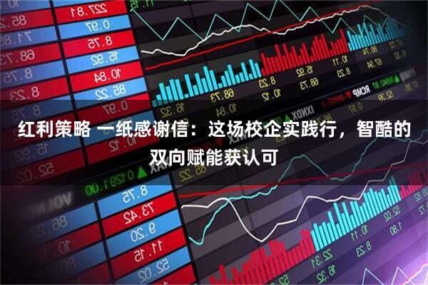 红利策略 一纸感谢信：这场校企实践行，智酷的双向赋能获认可